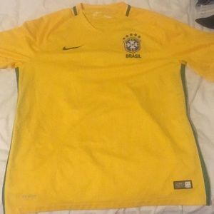 Authentic 2016 Brazil soccer jersey